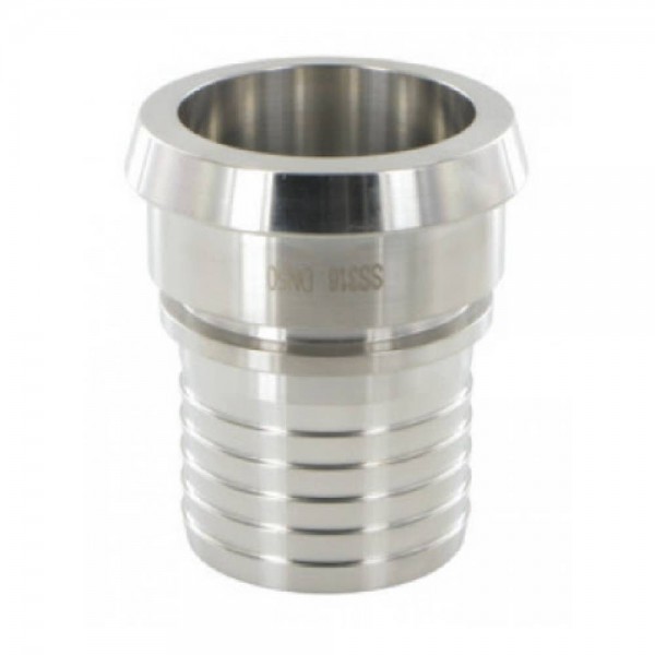 Stainless steel cone with hose connection