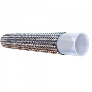 13 works with pressed nozzles. The hose is used to transport steam, grease and various chemicals.