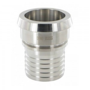 Stainless steel cone with hose connection