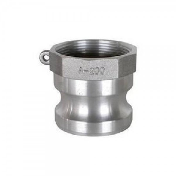 Connectors for petroleum, chemical, water, industrial fluids. Made of aluminum (AL), stainless steel (SS) and polypropylene (PP).